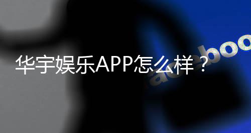 华宇娱乐APP怎么样？资深玩家亲测体验与深度解析
