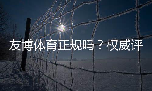 友博体育正规吗？权威评测与新手快速辨别平台真伪的方法