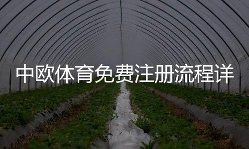 中欧体育免费注册流程详解：快速完成注册、验证及注意事项