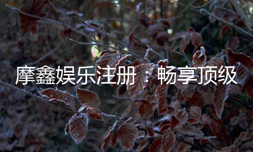 摩鑫娱乐注册：畅享顶级棋牌游戏与豪华礼遇