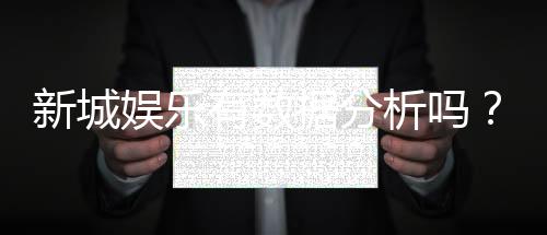 新城娱乐有数据分析吗？深度解析其数据功能与玩家体验