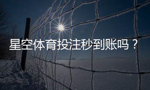 星空体育投注秒到账吗？到账速度、提现流程与常见问题全面解析