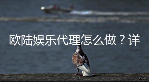 欧陆娱乐代理怎么做?详细申请流程与盈利技巧分享