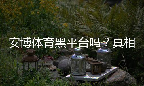 安博体育黑平台吗？真相调查与快速识别方法