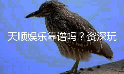 天顺娱乐靠谱吗？资深玩家揭秘平台真实体验与安全性