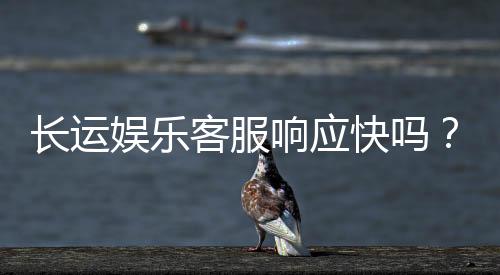 长运娱乐客服响应快吗？实测体验告诉你答案