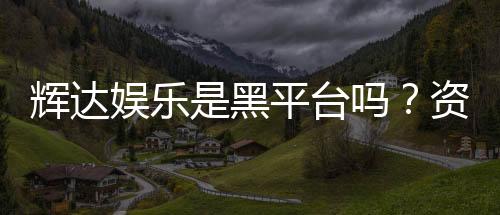 辉达娱乐是黑平台吗？资深玩家揭秘其真实运营内幕