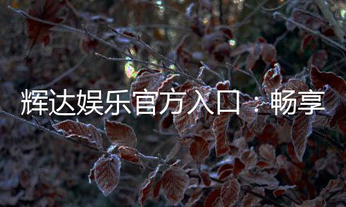 辉达娱乐官方入口:畅享顶级棋牌电游的尊贵体验
