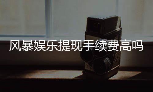 风暴娱乐提现手续费高吗？资深玩家解析费用详情与提现技巧