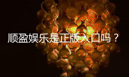 顺盈娱乐是正版入口吗?资深玩家揭秘平台安全性与游戏体验