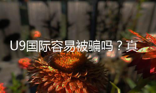 U9国际容易被骗吗?真实用户评测、常见骗局与防骗攻略