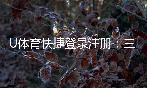 U体育快捷登录注册:三步完成轻松畅玩体育投注